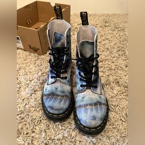 Dr. Marten’s tie dye combat boots